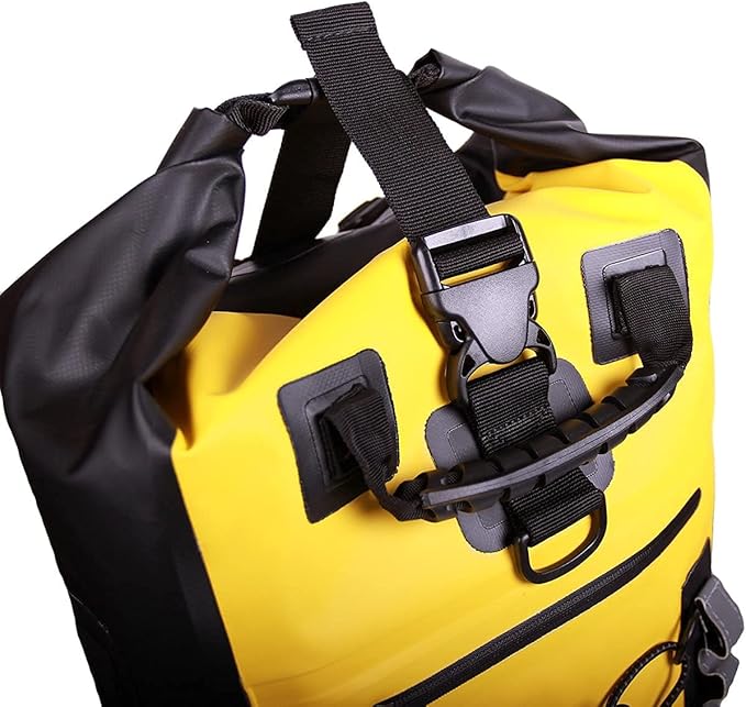 Rockagator Waterproof Backpack - HYDRIC Series Water Proof Floating Dry Bag River Pack (Yellow Jacket, 40 L)