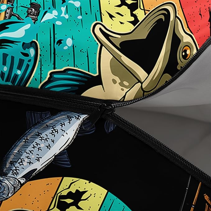 Sleeping Bags for Adults and Kids，3D Printing Camping Sleeping Bag for Girls Boys Lightweight Waterproof Cold/Warm 3-Season，Outdoor Travel with Compression Bags