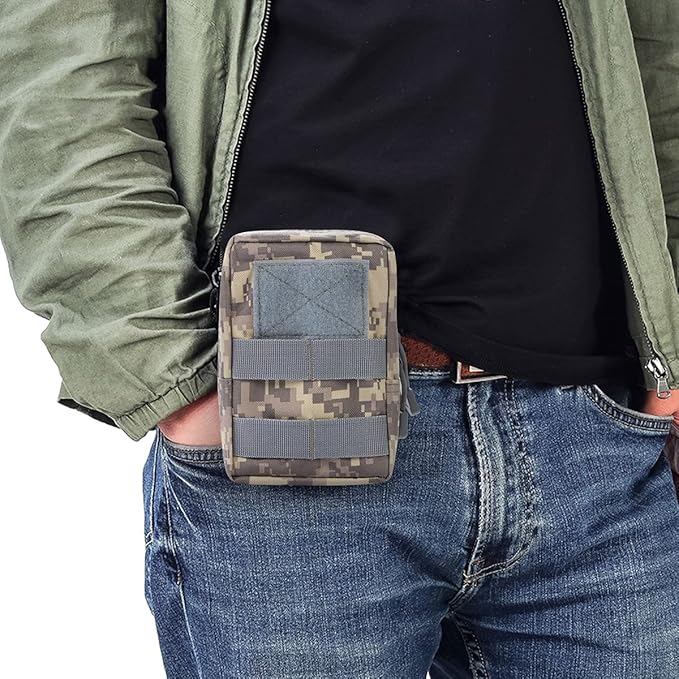 Gogoku 4-Pack Molle Pouch Tactical Molle Pouches Compact Utility EDC Waist Bag Pack