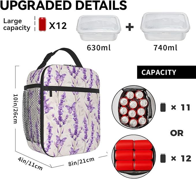 Reusable Soccer Lunch Box for Kids Girls Boys Women Adult, Insulated Sport Lunch Bag,Polyester Cooler Gaming Handbags Case for School Picnic Work Travel Beach or Hiking (Green)