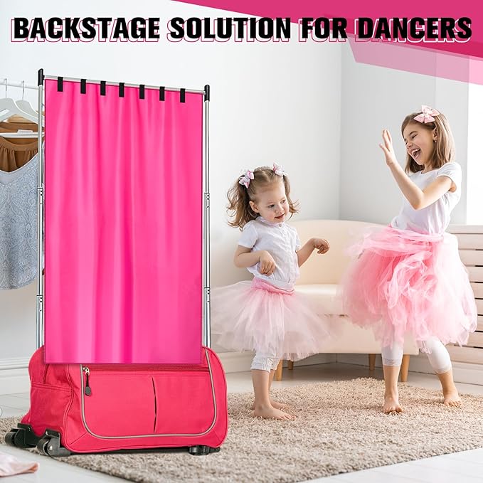Privacy Curtain for Dance Bag Suitcase Portable Changing Room Privacy Curtain Without Rack Partition Screens for Dancer Backstage Accessories, Camping, Window Shades