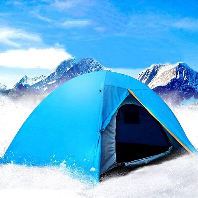 Products Tents for Camping Tent Season 4 Dome Tent Stand-Alone Wind and Waterproof Hiking Camping Backpack Mountaineering Tent Portable Design for Backpacking Fishing