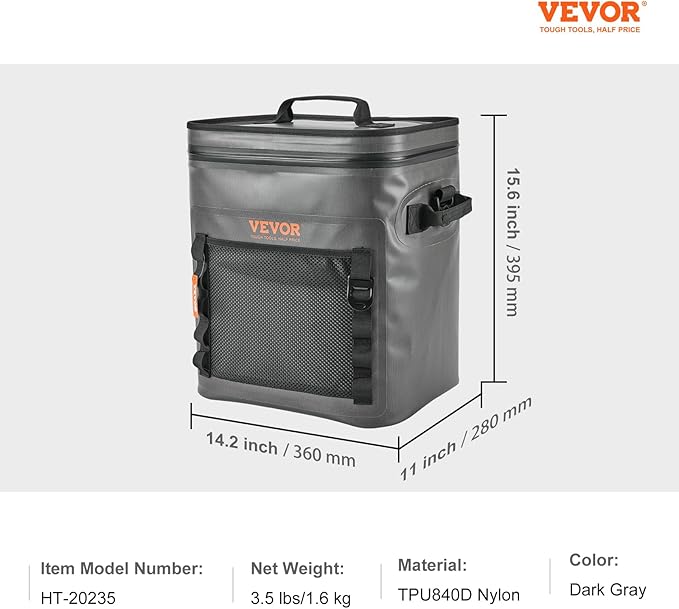 VEVOR Soft Cooler 16/24/30 Cans