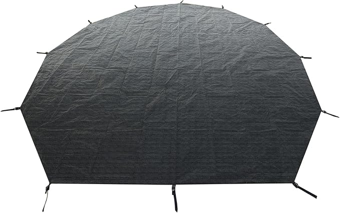 Bell Tent Footprint, Waterproof PU5000mm, Upgraded Material 120gsm PE Round Tarp Groundsheet, Tent Floor Mat Rug Tarp Carpet Groundsheet for Canvas Yurt Tent Accessories, Camping & Hiking