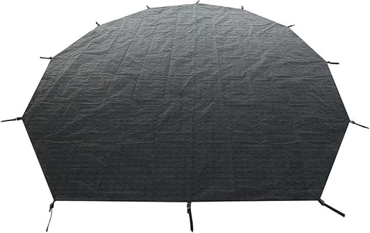 Bell Tent Footprint, Waterproof PU5000mm, Upgraded Material 120gsm PE Round Tarp Groundsheet, Tent Floor Mat Rug Tarp Carpet Groundsheet for Canvas Yurt Tent Accessories, Camping & Hiking