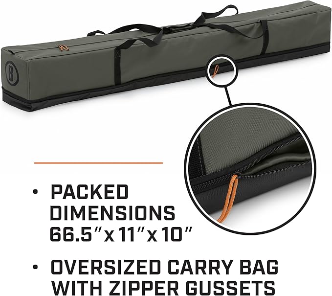 Bushnell Tent | Instant Pop Up 3P / 4P/ 6P / 8P Hub Style Tents | Best Pop Up Tent for Camping, Hiking, Family Camping, Hunting, Fishing, and Basecamp