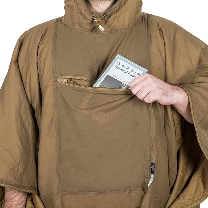 Helikon-Tex Swagman Roll Military Poncho - Multi-purpose Poncho & Emergency Poncho - Survival Gear - Woobie Blanket & Jacket