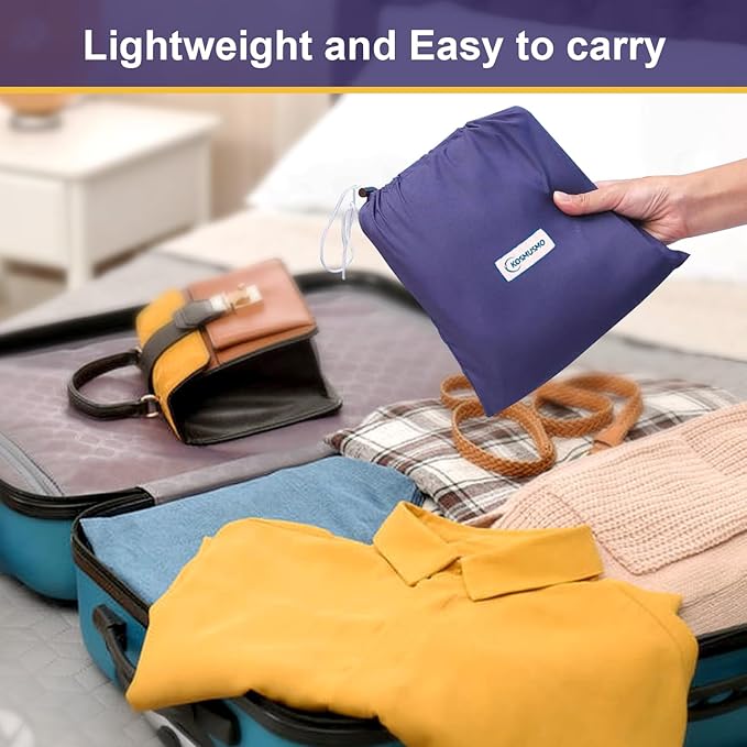 Sleeping Bag Liner, Ultralight Travel Sheet with Zipper and Compact Carry Bag, Portable Sleeping Camping Sheet, Soft Sleeping Bag Sack for Hotel, Hiking, Tenting, Camping