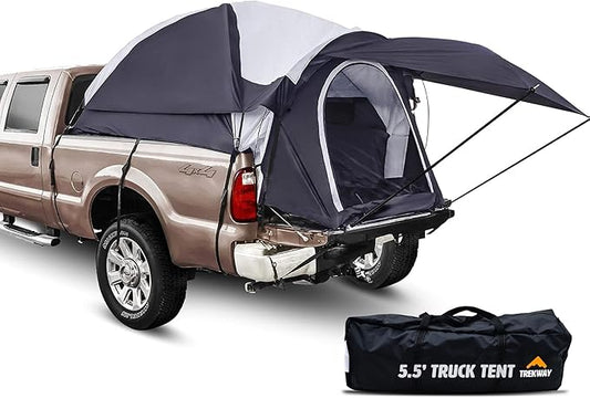 Offroading Gear 5.5ft Truck Bed Camping Tent w/Canopy | Waterproof | Compatible with F150| Ram| Sierra| GMC| Nissan| Etc.