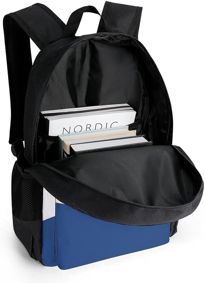 Rucksack Anti-Theft Multipurpose Large Capacity Carry On Bag, Netherlands Flag Travel Hiking Bag Day Pack With Side Pockets