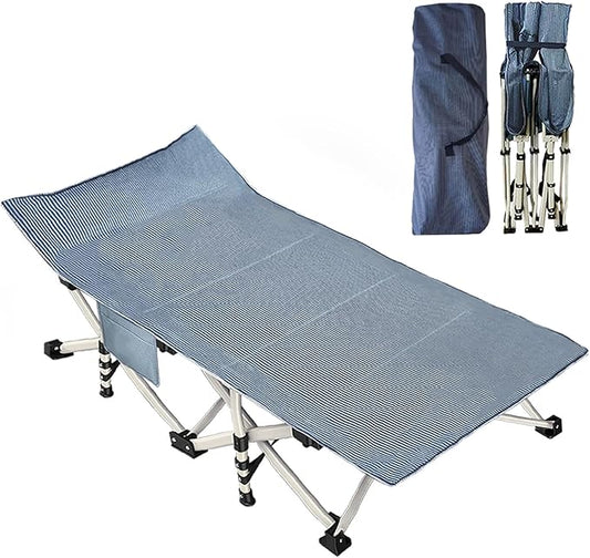 79x32 inches Camping cot Camping Bed cots for Sleeping 900 LBS(Max Load) Folding cot with Carry Bag Double Layer Oxford Camping cots Sleeping cots for Adults Office Home Nap Beach Vocation