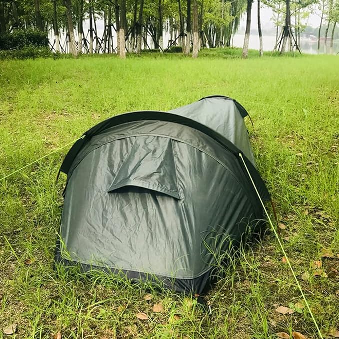 Backpacking Tent,HUIOP Backpacking Tent Outdoor Camping Sleeping Bag Tent Lightweight Single Person Tent