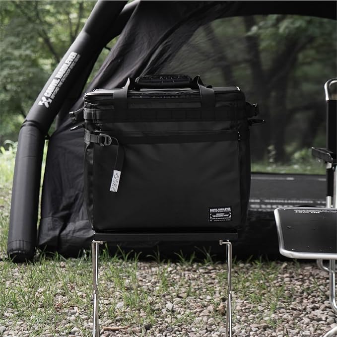 Collapsible Soft Cooler Bag, 48 Can Collapsible Insulated Ice Chest, Large Leakproof Camping & Travel Cooler Bag for Camping, Beach,Car, Fishing, Outdoor, Picnic- 35 Quart