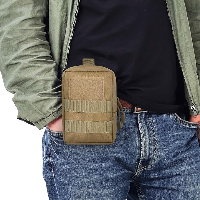 Gogoku 4-Pack Molle Pouch Tactical Molle Pouches Compact Utility EDC Waist Bag Pack