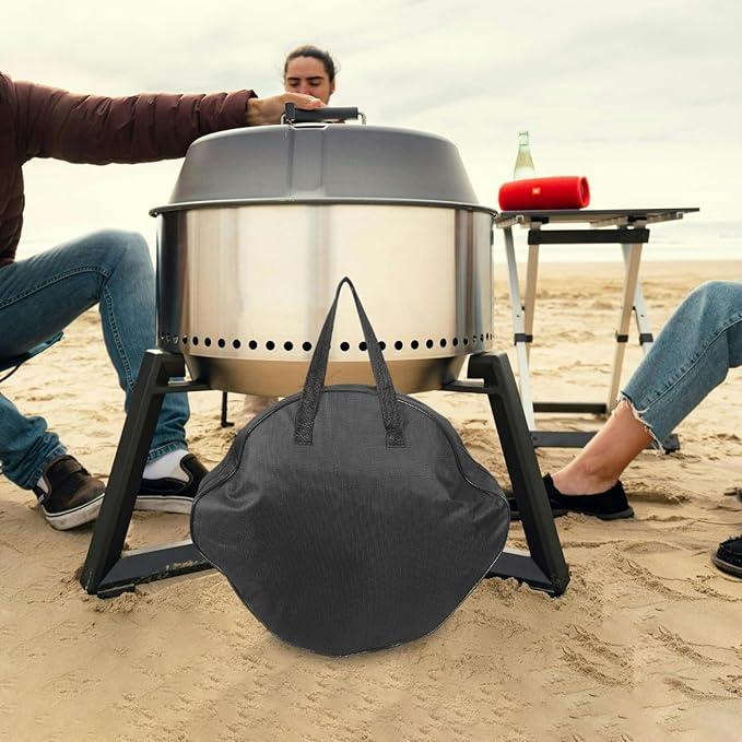 Cast Iron Skillet Storage Bag Portable Barbecue Pan Pouch for Outdoor Camping Oxford Cloth Large Capacity Design Fits Skillets