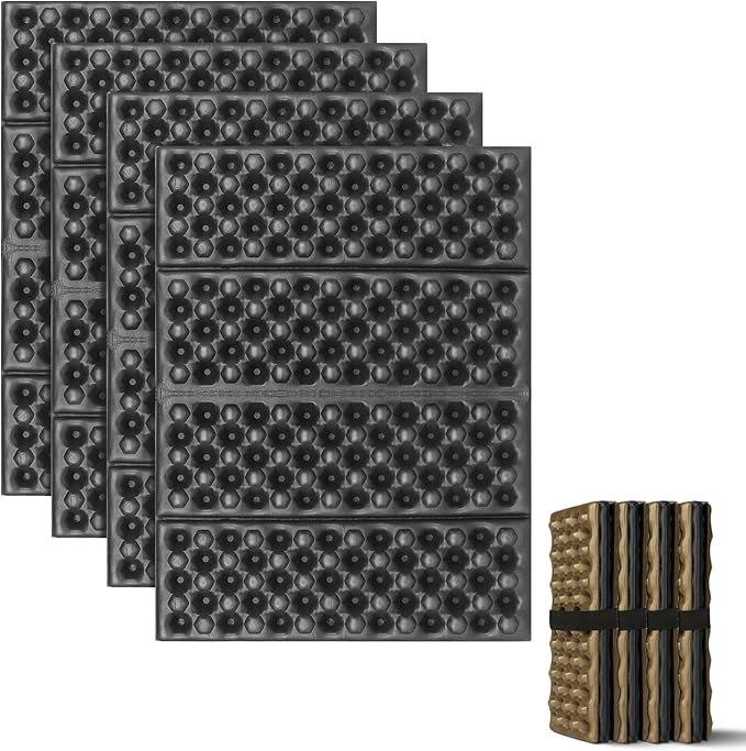 FOCHIER F Stadium Seat Pad, Camping Foam Pad, Foldable Z Stadium Seat Cushion Insulated Sitting Pad for Camping Backpacking Stadium Outdoor Picnic, Hiking, Mountaineering,Bleachers