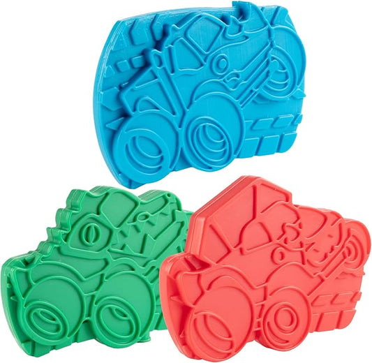 Kids Hard Ice Packs (3 PK) Slim Lightweight Reusable Cooler Freezer Packs- Long-Lasting Chillers Keep Food Fresh for Hours- Durable Leak-Proof Design for Boys Girls Back To School- BPA Free, Food Safe