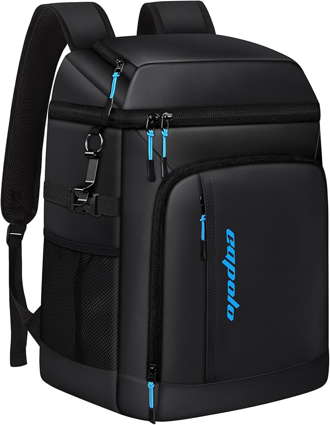 Capolo Cooler Backpack Insulated Leak Proof 36/45 Cans, Soft Camping Bacpack Cooler Thermal Bag Ice Chest, Portable Waterproof Travel Cooler Bag for Lunch Beach Picnic Shopping