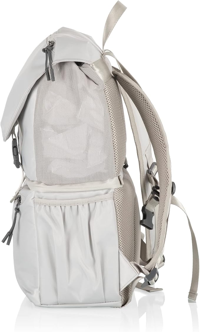PICNIC TIME Tarana Backpack Cooler, Insulated Leakproof Backpack Made With Recycled Bottles, Portable Ice Chest For Beach, Hiking, Camping, Picnic, Lunch, Travel, Outdoor Adventures (Halo Gray)