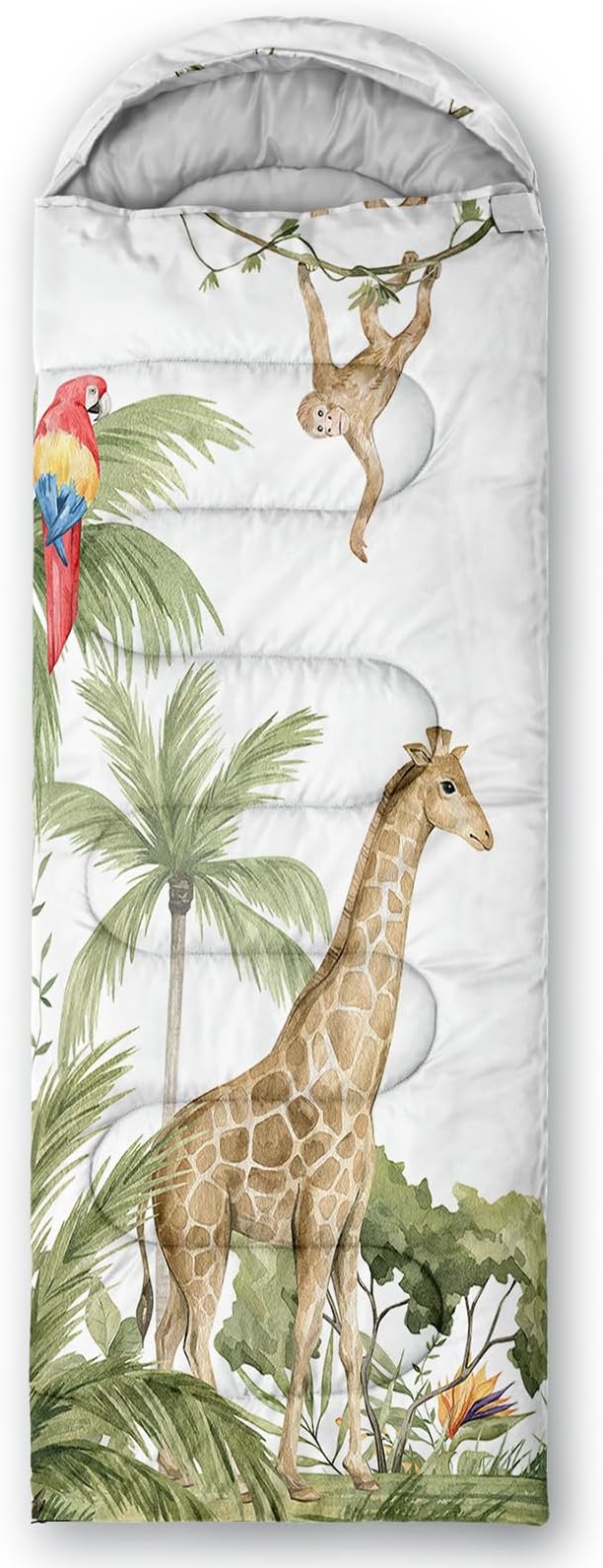 QOOMO Camping Sleeping Bags,3 Season Warm & Cool Weather,Lightweight,Waterproof Sleeping Bags for Adults & Kids,Traveling,and Outdoors,Camping Gear Equipment