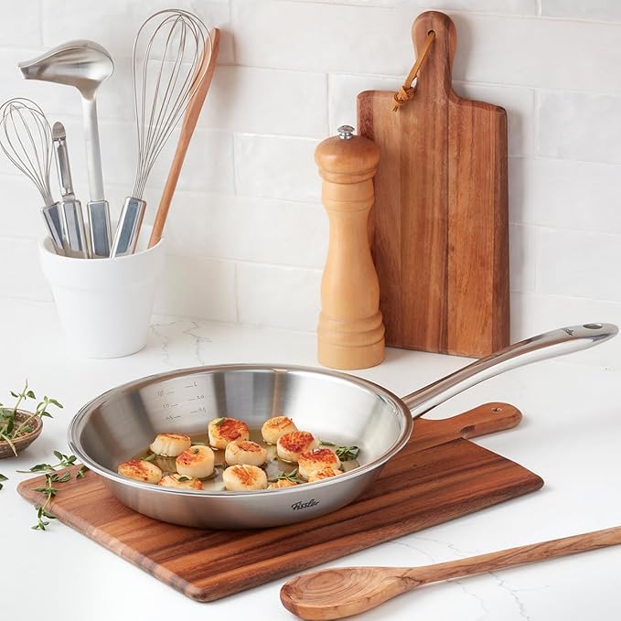 Fissler M5 Pro-Ply 5-ply Stainless Steel Frying Pan, 10.2 Inch