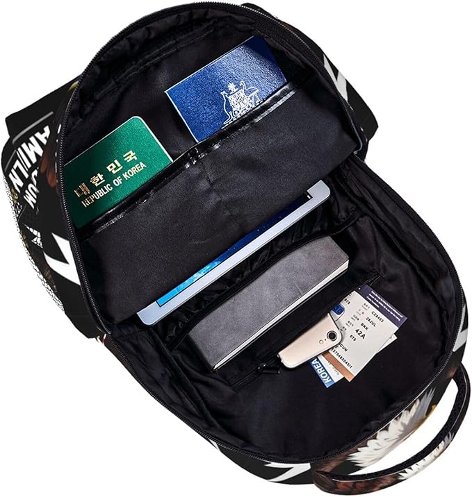 Men Women Lightweight USA 250th Anniversary America Patriotic Art Backpack Large Capacity Carry On Bag With Padded Straps for Sports Work Walking Cycling