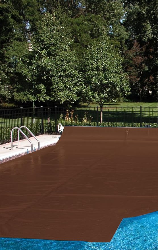 Multi-Purpose Large Tarp Waterproof Cover | Brown, 10' x 16' 5 Mil Thick | Rip Proof Tarps | Thick Weave Material, UV Resistant Great for Tarpaulin Canopy Tent, Boat, RV or Pool Cover