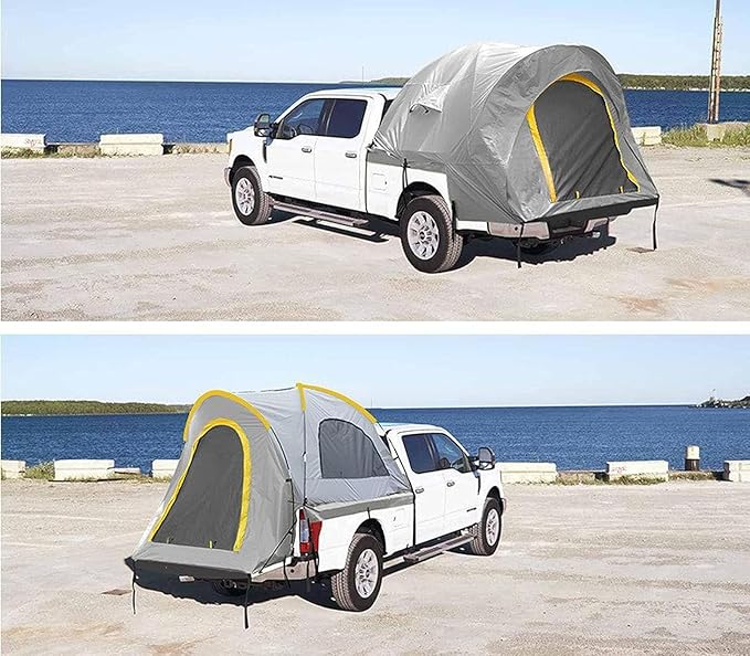 Car Tent with Waterproof Rainfly, Pickup Tent/Truck Bed Tent for Outdoor Camping Easy-to-Set Tent Suitable for 1-3 Persons(Size:180cm)
