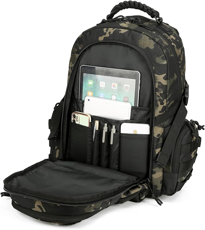 30L Military Tactical Backpack for Men 3 day Assault Pack Molle Backpack Tactical Hiking Rucksack
