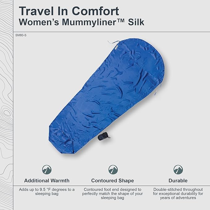 cocoon - Premium - MummyLiner - Silk - Small