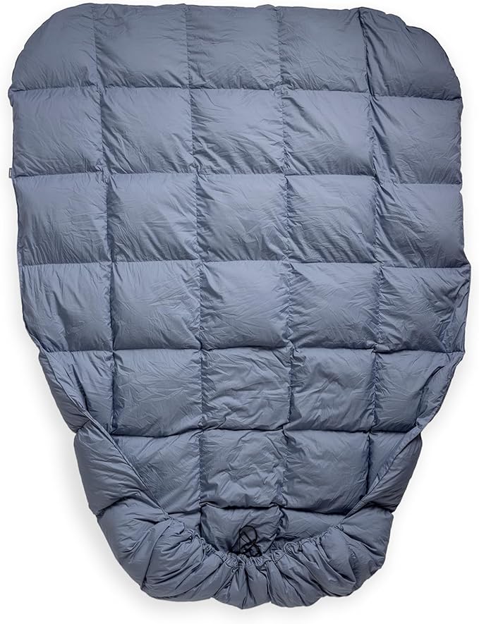 HEST Packable Down Comforter for Camping, Double Size - Warm Outdoor Puffy Blanket, Down Blanket with 50-L Tote, Hydrophobic Duck Down - Perfect for Hiking, Camping, Backpacking & Outdoor Adventures