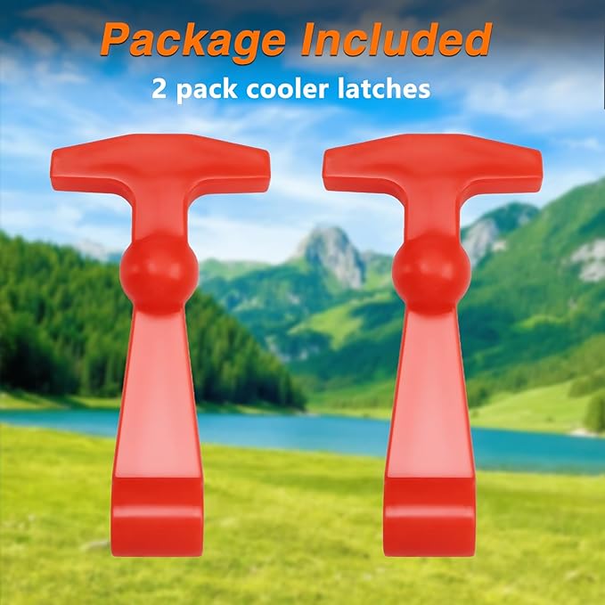 2 Pack Lid Latches Replacements Hard Cooler Handle Grips