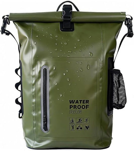 Dry Bag Waterproof 25L-Floating&Lightweight Bags for Women Waterproof Backpack for Kayaking, Boating, Fishing,Paddle boarding, Camping, Hiking,Roll-Top Seal&Adjustable Shoulder Straps