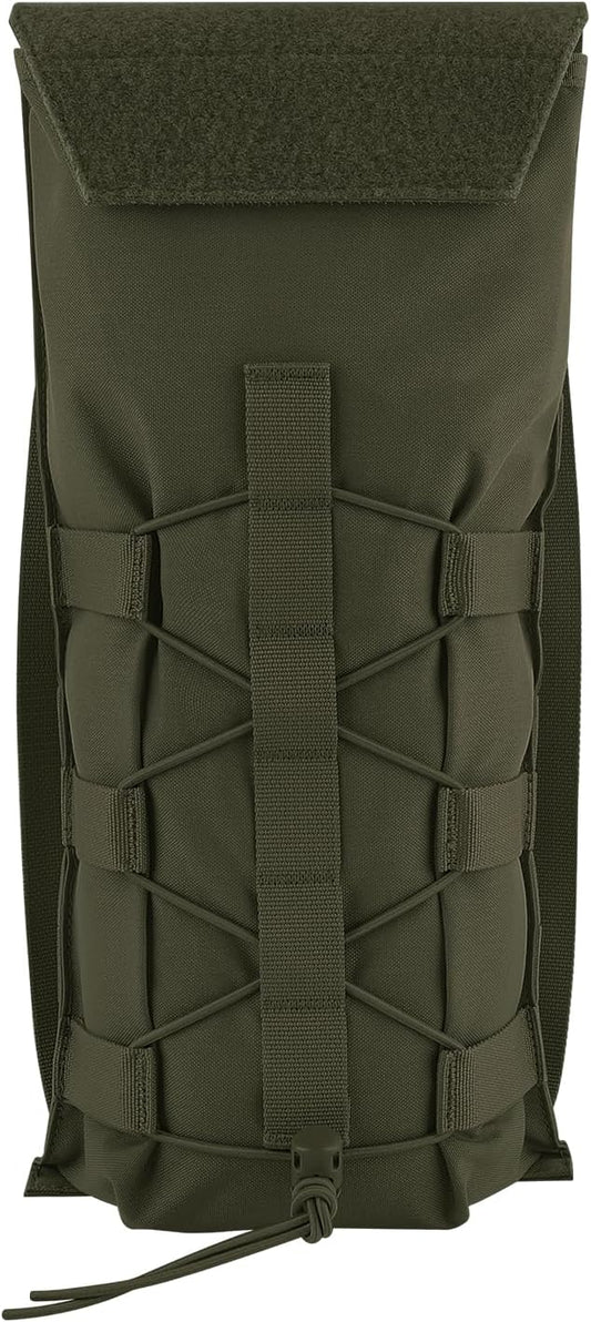 PETAC GEAR 1.5L / 3L Tactical Hydration Pack，Molle Carrier Pouch for 50 oz /100 oz Hydration Bladder Daypack Water Backpack.