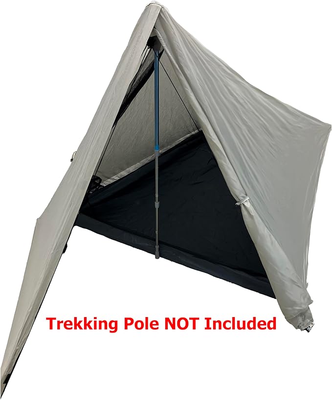 Ultralight Tent Boonedox One (1) Person Trekking Pole Tent for Backpacking, Waterproof Hiking, Lightweight Camping Tent for Scouts, Trekker (Trekking Poles NOT Included) Camping Tent