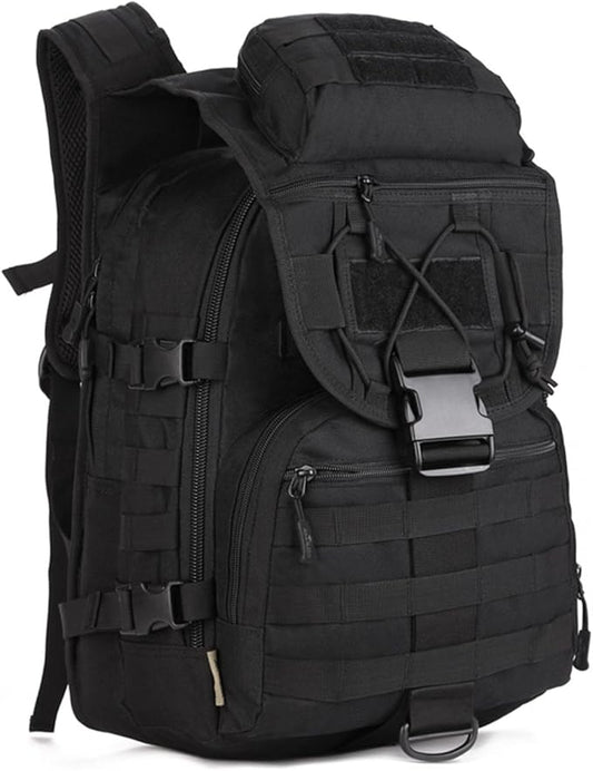 Military Tactical Backpack for Men Women 40L Molle Bug Out Bag Rucksack 3 Day Survival Assault Pack for Travel Hiking Camping Trekking Hunting Sport Work (Black)