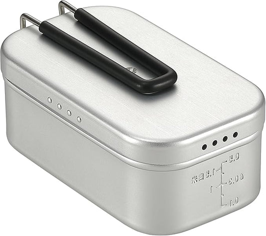 CAMPINGMOON Mess Tin 0.65L Aluminium Camping Cookware Extreme Thick S-1609