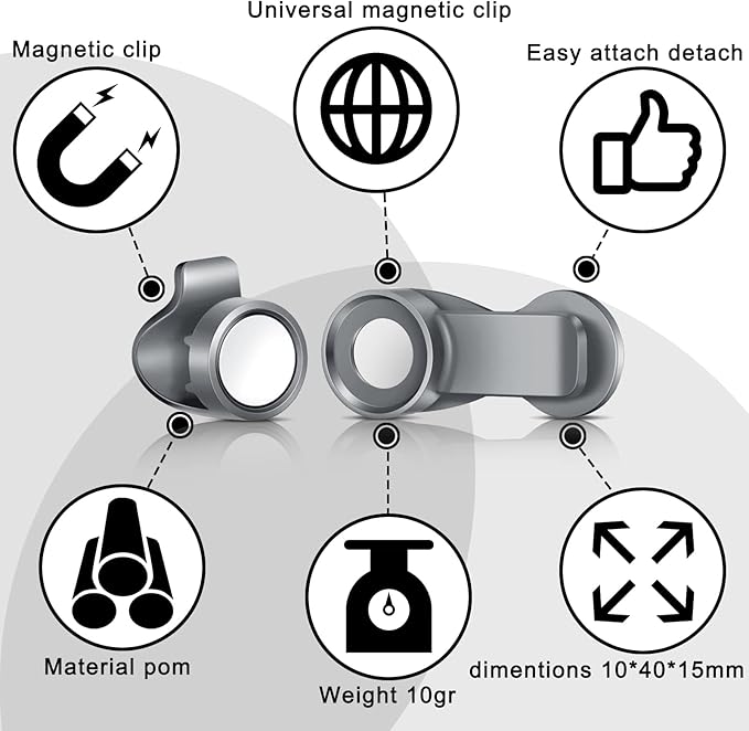 Moxweyeni 3 Pcs Bladder Clip Water Tube Hydration Hose Magnetic Clip Military Backpack Tactical Backpack Accessories Source Hydration Pack Water Bladder Holding Drinking Valve Tube in Place