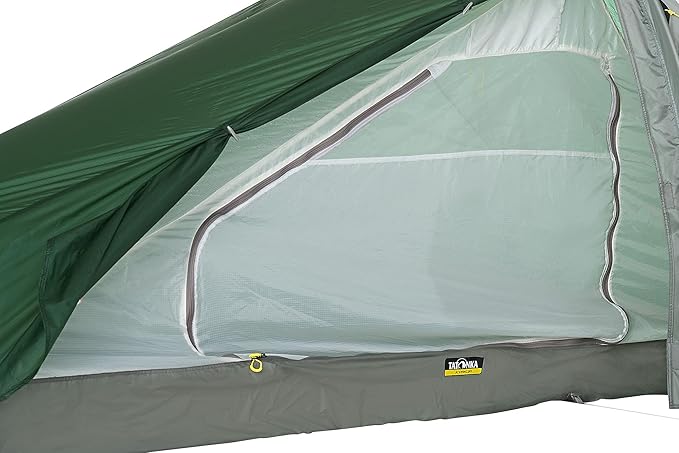 Tatonka Kyrkja 1 Person Tent Waterproof Very Light Tunnel Tent with Small Pack Size Side Entrance and Apse 270 x 125 x 90 cm
