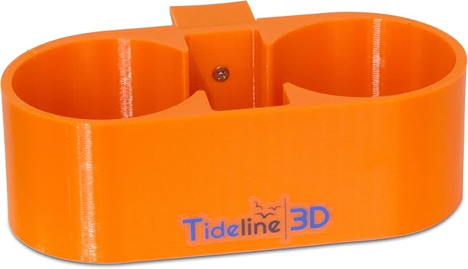 Tideline3D Cup Holder Compatible with YETI Coolers (Blaze Orange, Fits YETI Tundra)