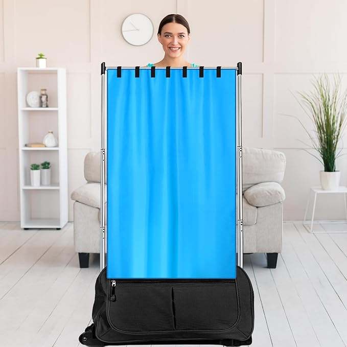 Privacy Curtain for Dance Bag Suitcase Portable Changing Room Privacy Curtain Without Rack Partition Screens for Dancer Backstage Accessories, Camping, Window Shades