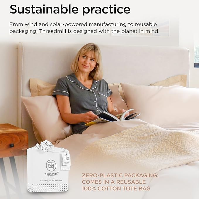 Threadmill Luxury Cotton Blankets for King Size Bed | All-Season Cozy 100% Cotton King Size Blanket | Criss Cross Jacquard Soft & Lightweight Coverlet fits California King Bed, 104x92 | Beige