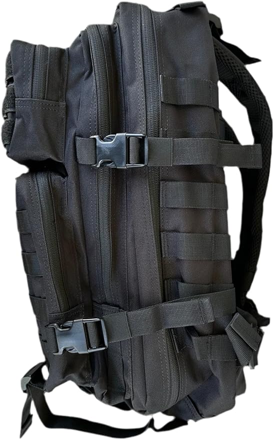 40L Tactical Backpack – 900D/1000D Molle Assault Pack, 3-Day Survival, Hiking, Camping, Travel Gear (BLACKOUT STEALTH)