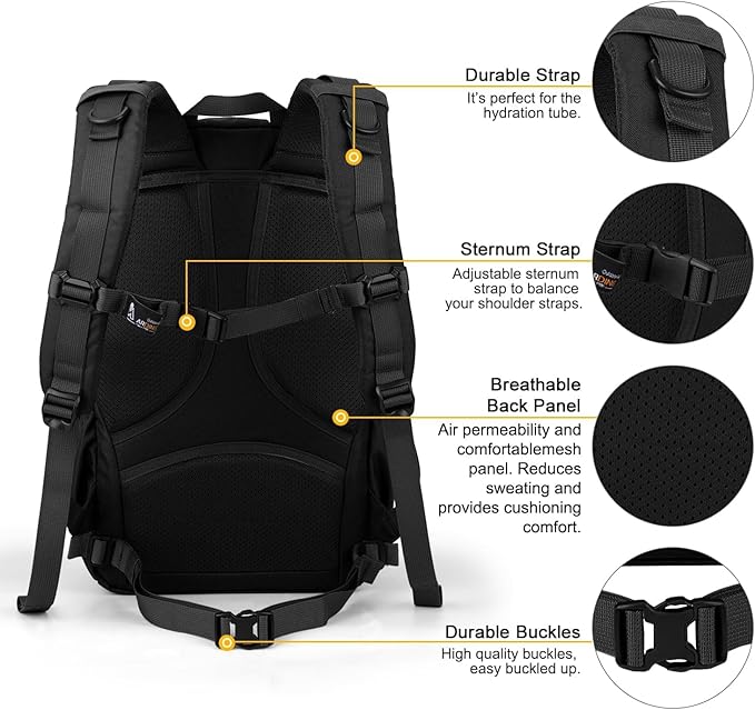 Mardingtop Military Tactical Backpack for Men 28L Molle Rucksack Army Backpack EDC Daypack for Hiking,Travel,Camping, Hunting