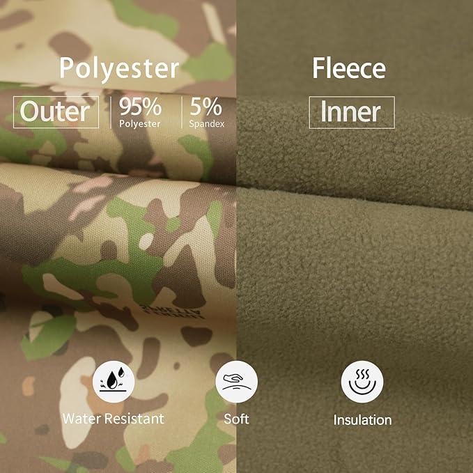 LOOGU Camo Blanket Waterproof Insulation Poncho Liner for Outdoor Camping, Hiking, Hunting, Survival, Backpacking, Picnicking