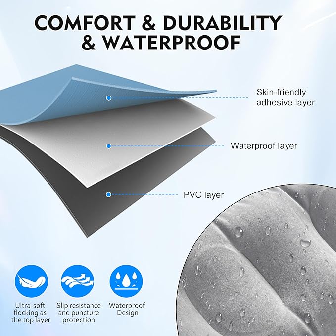 OPP ULITE SUV Air Mattress with Cordless Built-in Pump Fast Air Inflate, 6P Eco-Friendly PVC Flocking, Skin-Friendly Feeling, 5.5-inch Height Car/Camping Mattress for Mid/Large SUV, Minivan, Truck