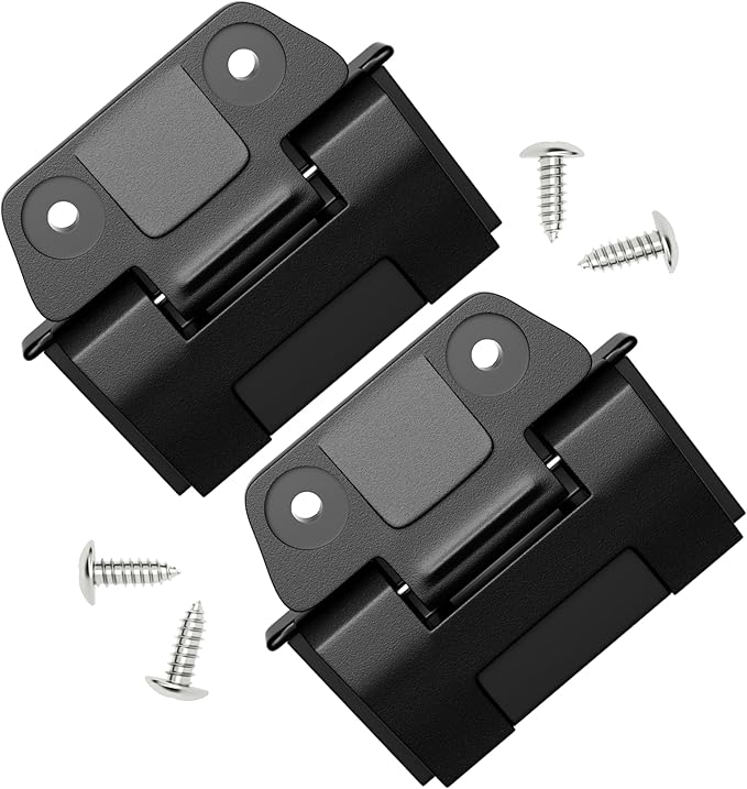 2 Pack - Cooler Hinge Replacement Compatible with Ig-loo BMX Cooler Hinge,Fits for 25, 52, 72 Qt BMX Coolers (Latch Hinge Kit Includes 4 Screws)