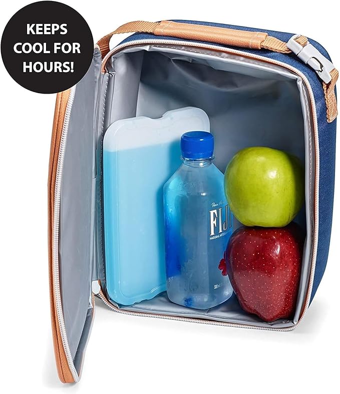 Cool Coolers by Fit + Fresh Slim Compact Reusable XL Ice Pack, Perfect for Lunch Boxes, Coolers, and Beach Bags