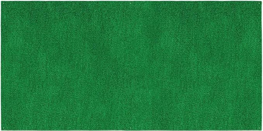 House, Home and More Outdoor Turf Rug - Green - 10 Feet X 25 Feet