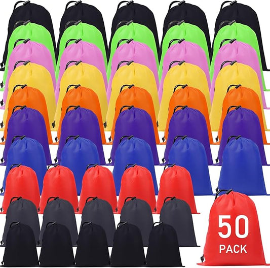 iMucci Upgrade Waterproof Drawstring Bag Sack Nylon Bag Ditty Bag for Gym Traveling, Hiking, Yoga, Shopping